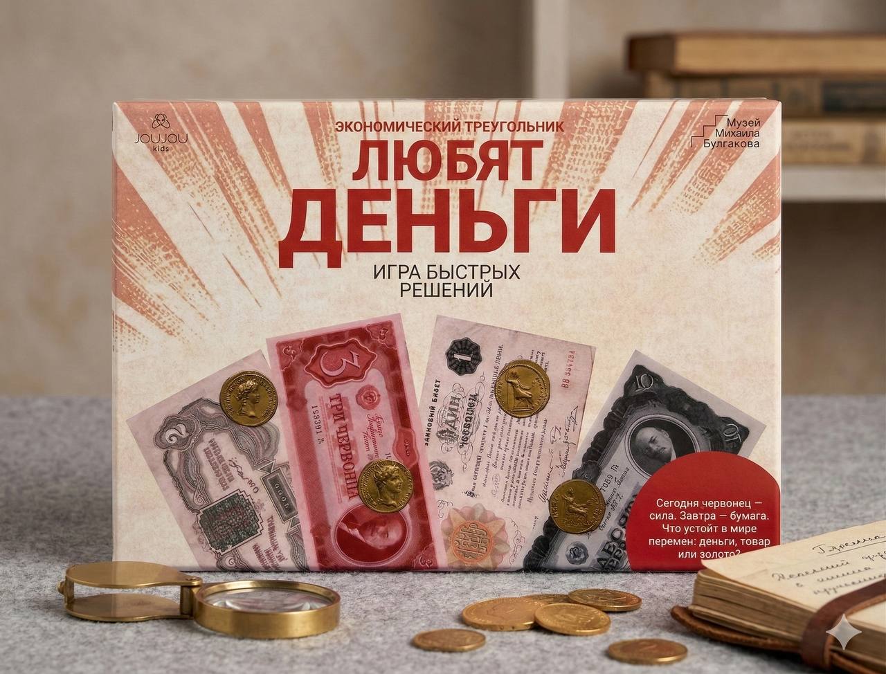 Настольная игра «Любят деньги» к выставке «Люди как люди.Любят деньги» в Историческом музее от Музей Михаила Булгакова