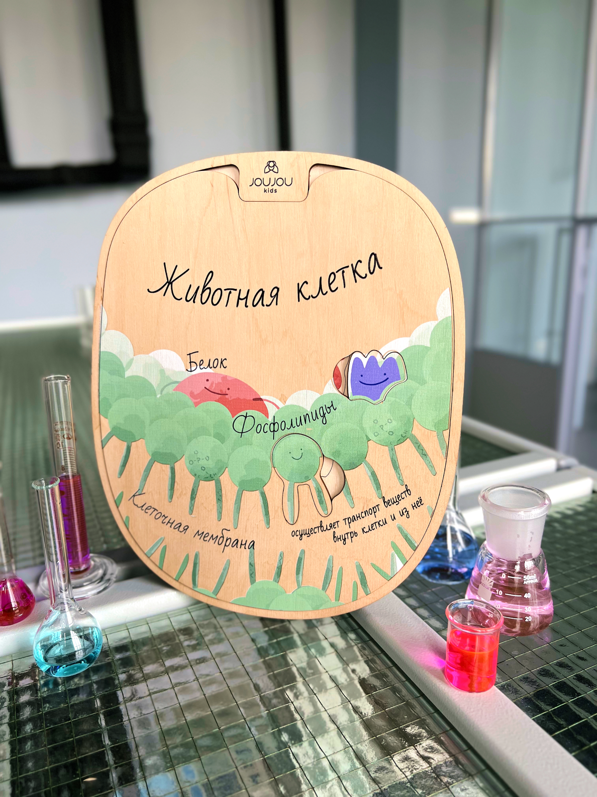 картинка Многоуровневый пазл "Животная клетка" от магазина JOUJOU