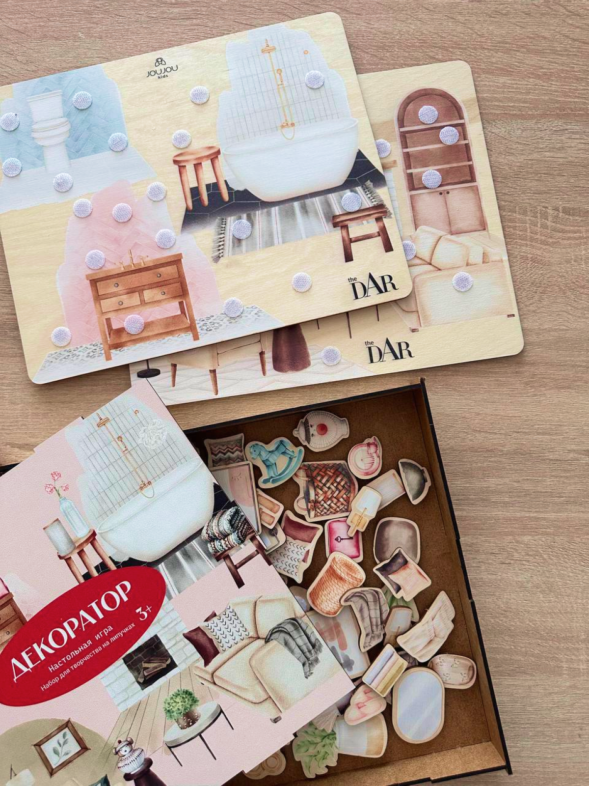 картинка Настольная игра, набор для творчества «Декоратор» x «The Dar Store» от магазина JOUJOU