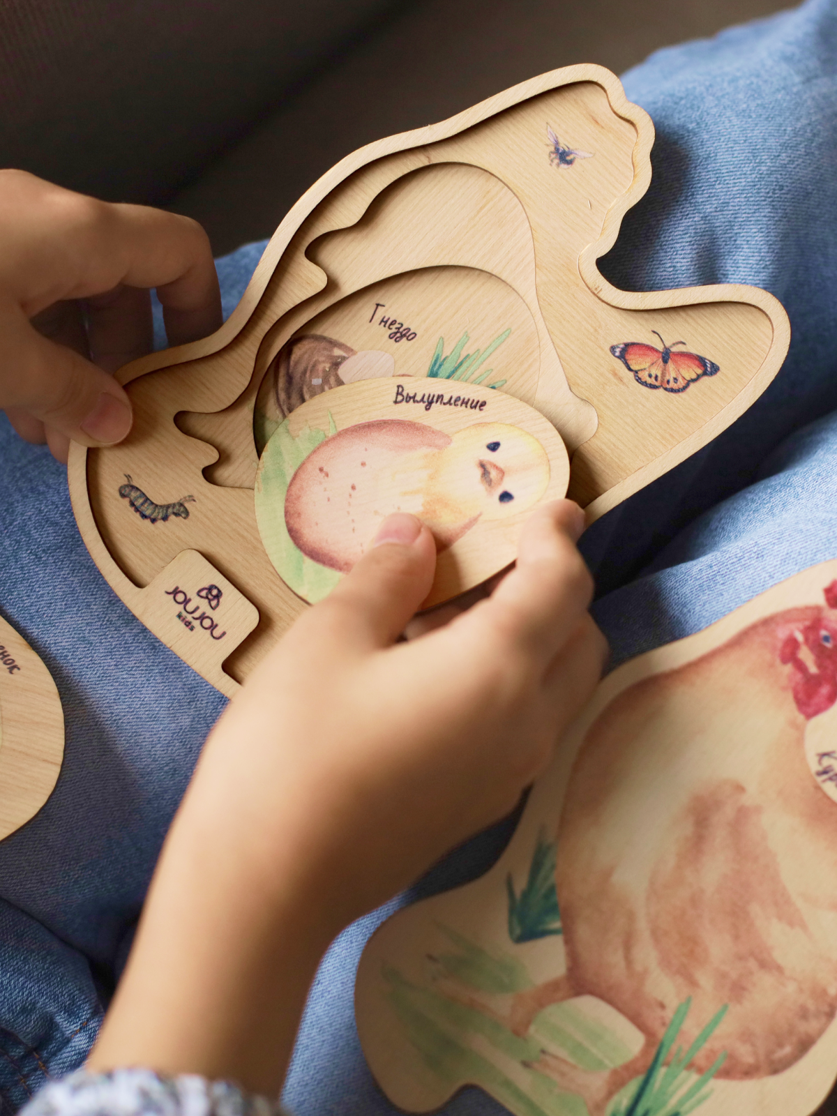 картинка Умняшка-деревяшка «Курочка» от магазина JOUJOU