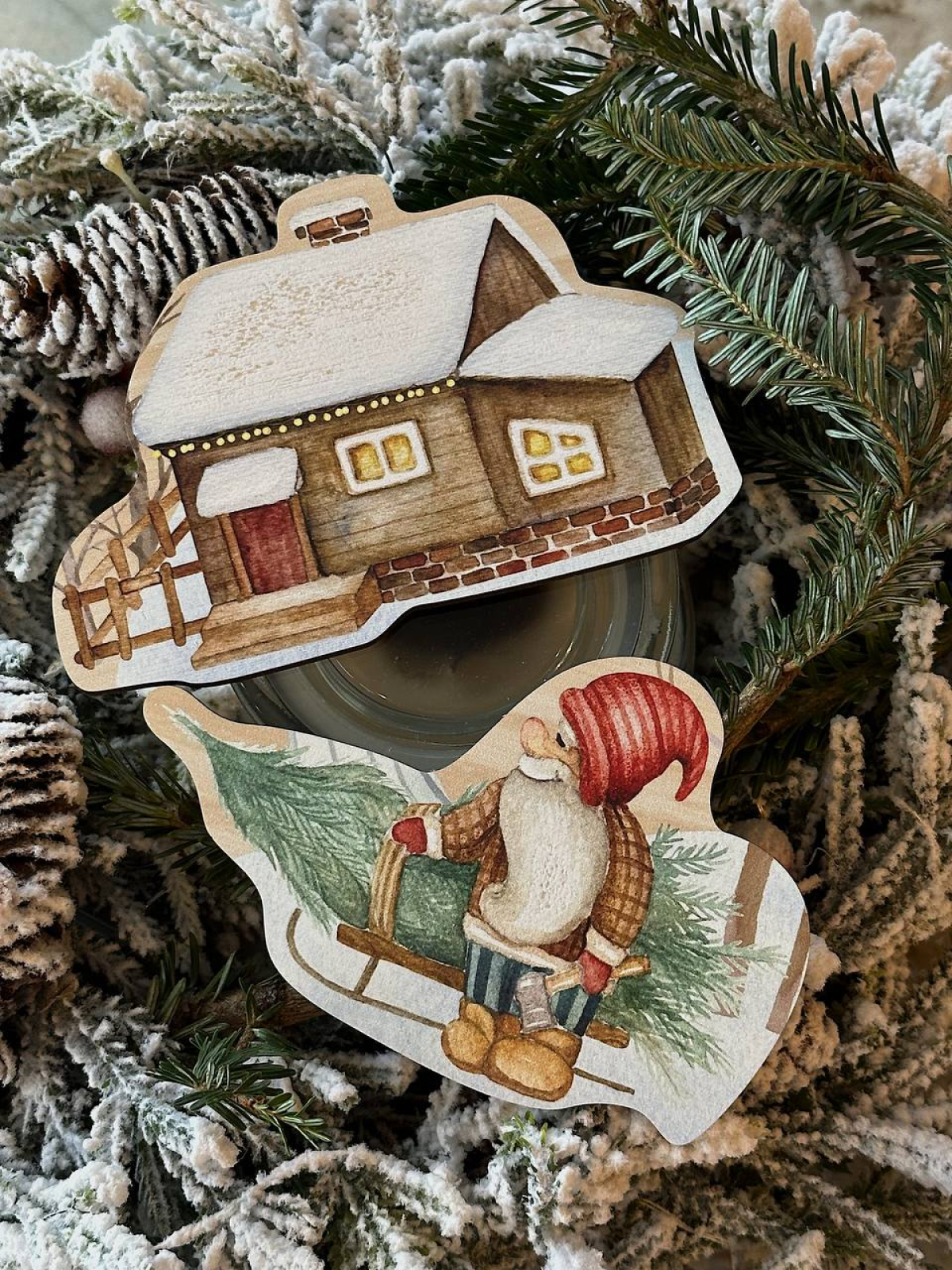 картинка Познавательный пазл «Зимние забавы» из серии Истории умных гномов от магазина JOUJOU