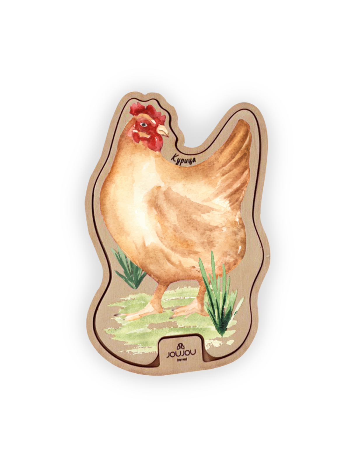 картинка Умняшка-деревяшка «Курочка» от магазина JOUJOU