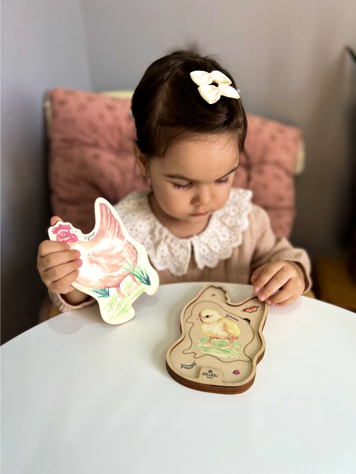 картинка Умняшка-деревяшка «Курочка» от магазина JOUJOU