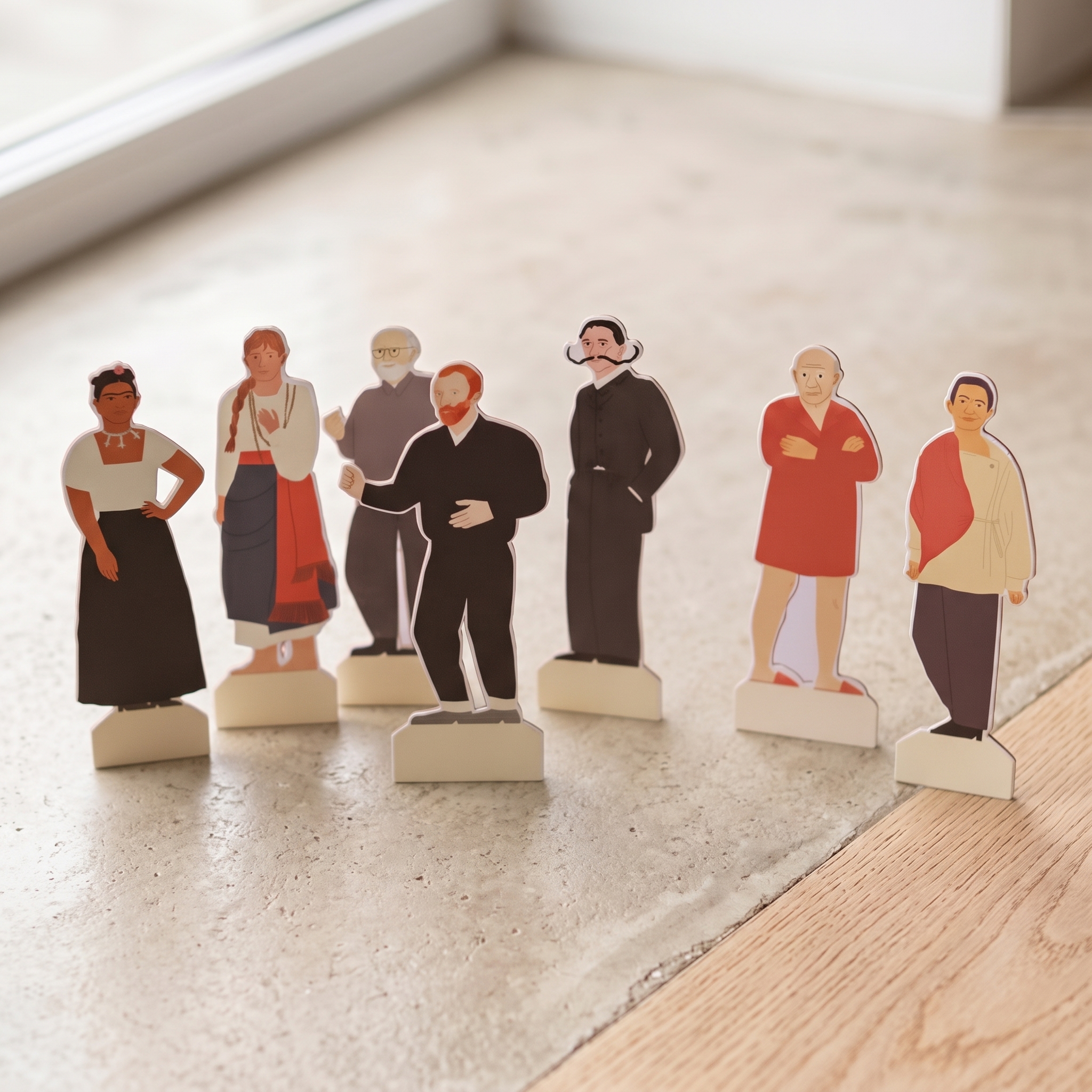 картинка Бумажные куклы "Художники и художницы" от магазина JOUJOU