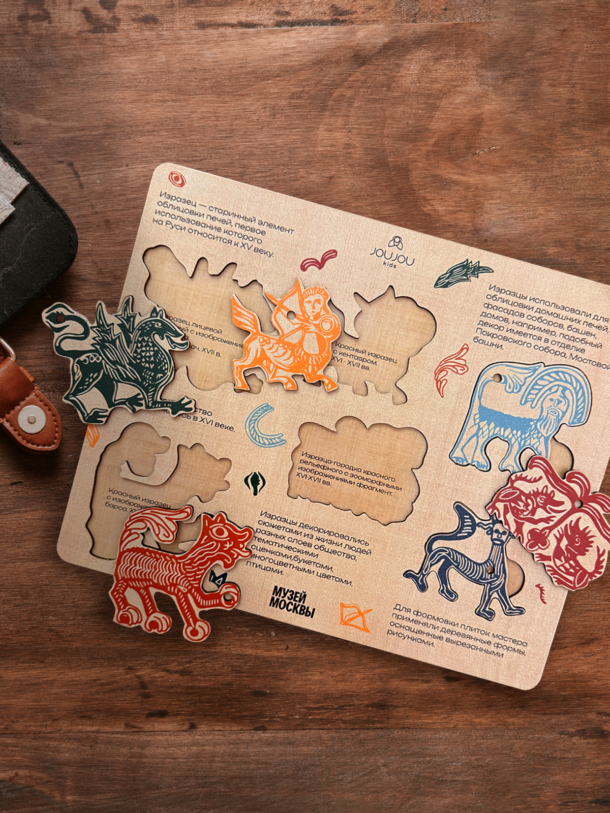 картинка Пазл дидактический Изразцы - коллаборация Музей Москвы от магазина JOUJOU