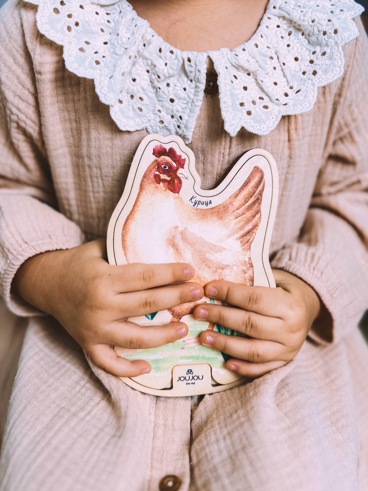 картинка Умняшка-деревяшка «Курочка» от магазина JOUJOU