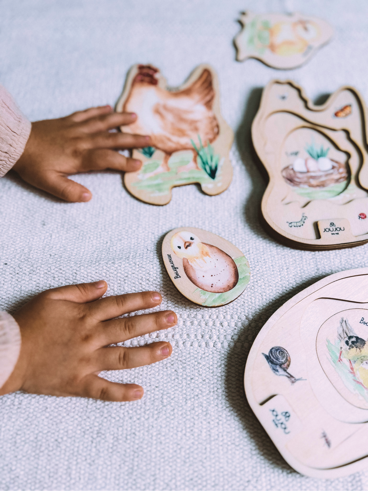 картинка Умняшка-деревяшка «Курочка» от магазина JOUJOU