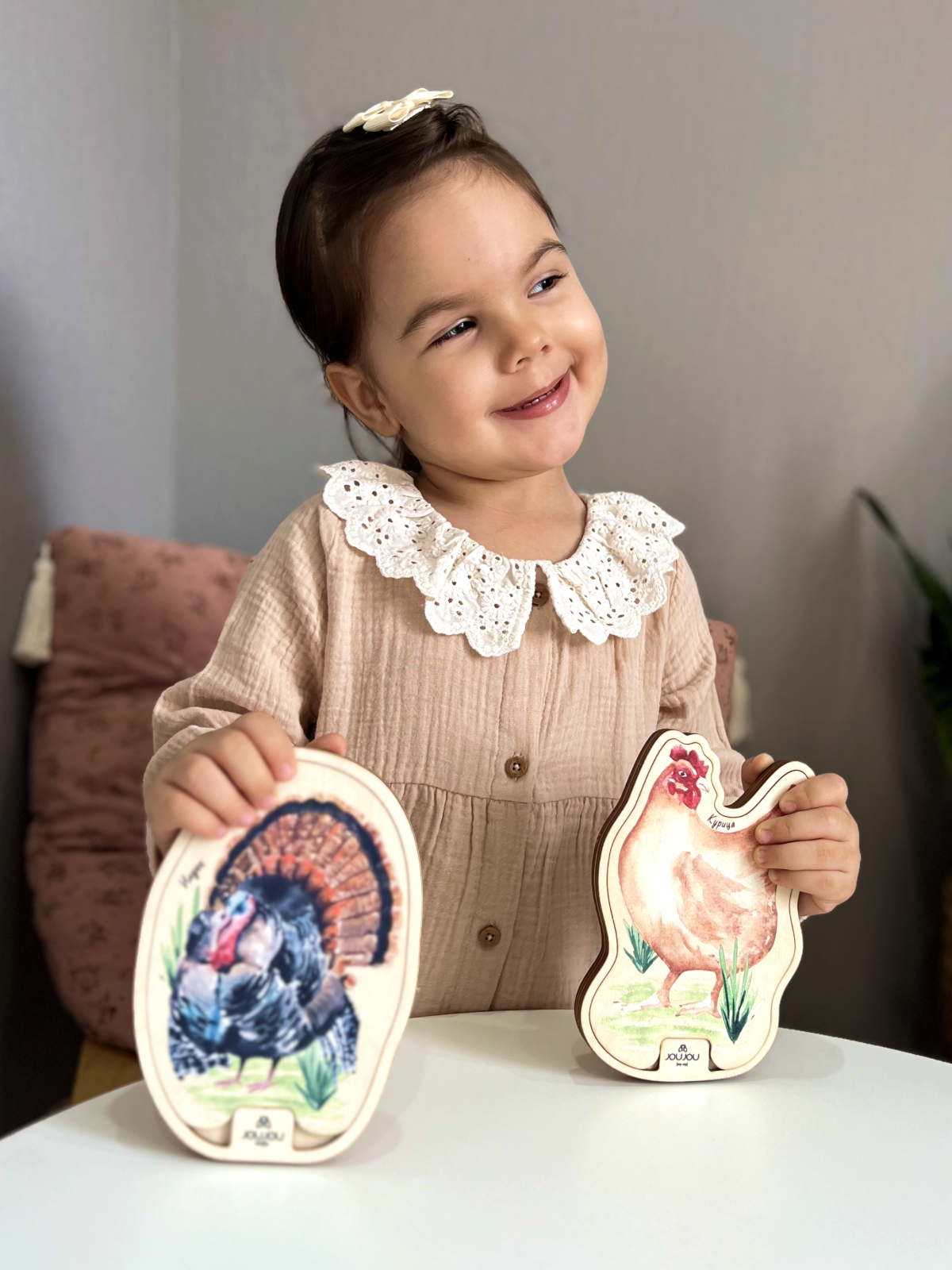 картинка Умняшка-деревяшка «Курочка» от магазина JOUJOU