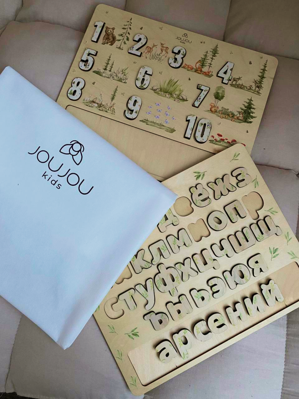 картинка Дидактическая игра "Лесная азбука" от магазина JOUJOU