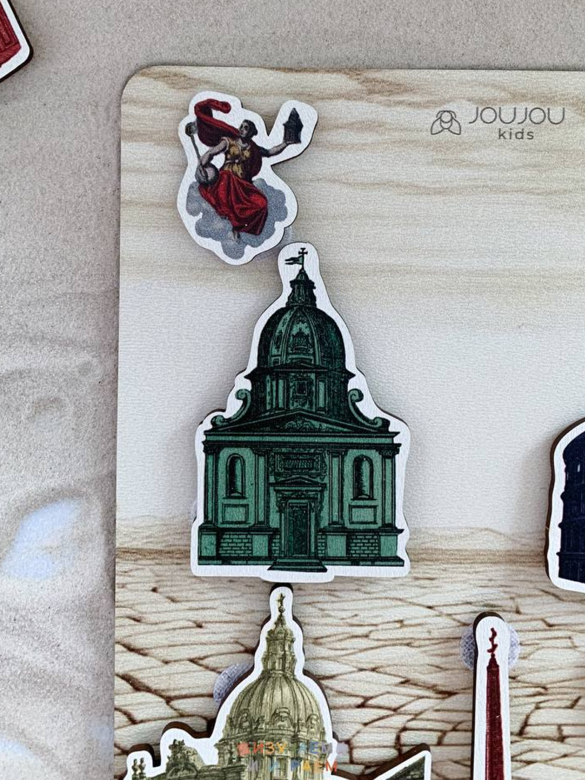 картинка Настольная игра на липучках "Построй свой Рим" х ГМИИ им. Пушкина А.С от магазина Одежда+